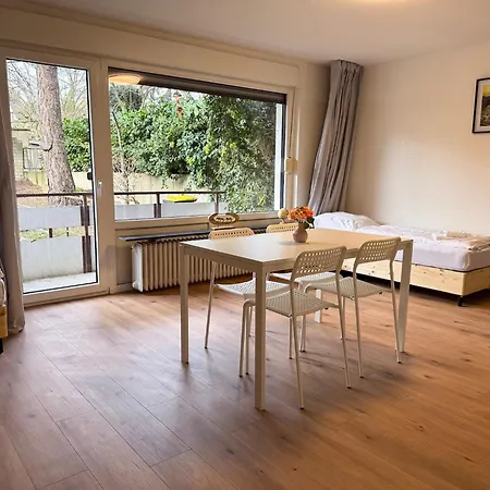 T&k - - 1 Mit Schoenem Gartenblick - 25min Fair Dus Апартаменты Крефельд